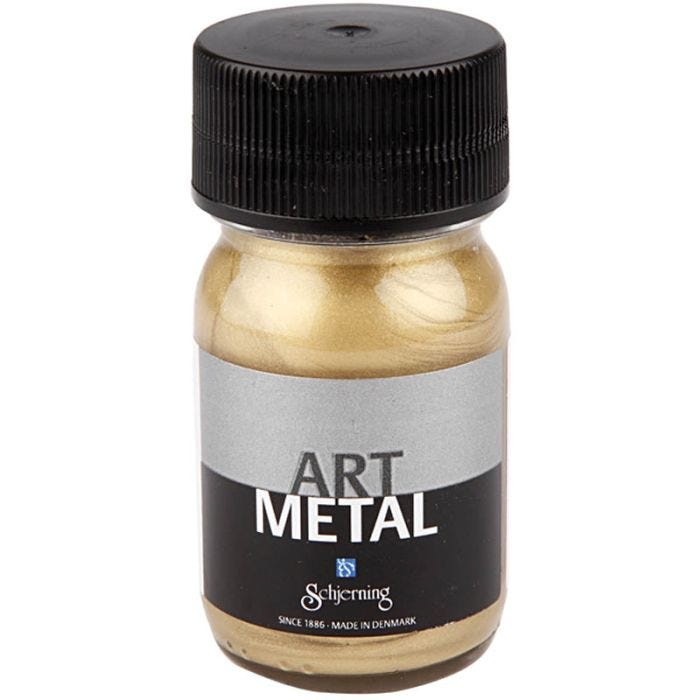 Pintura Art Metal, dorado claro(5102), 30ml/ 1 botella