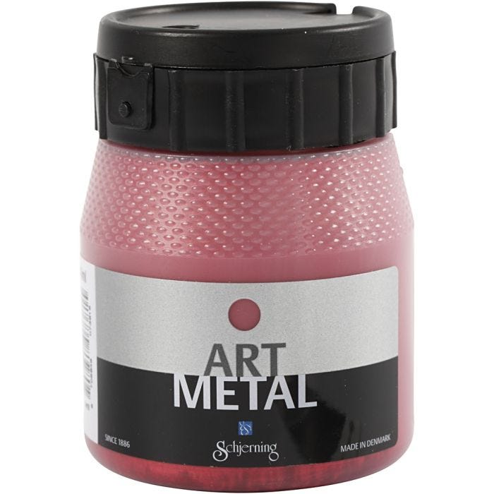 Pintura Art Metal, rojo lava(5112), 250ml/ 1 botella
