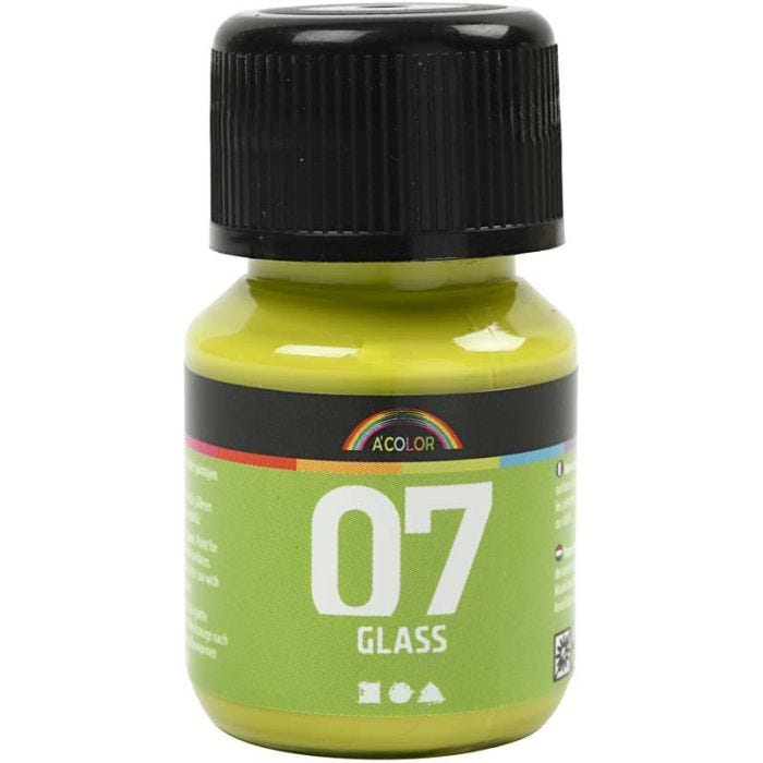 Pintura A-Color Glass, kiwi, 30 ml/ 1 botella