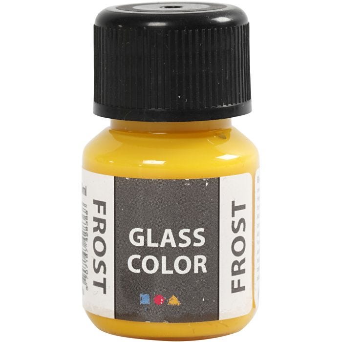 Glass Color Frost, amarillo, 30 ml/ 1 botella
