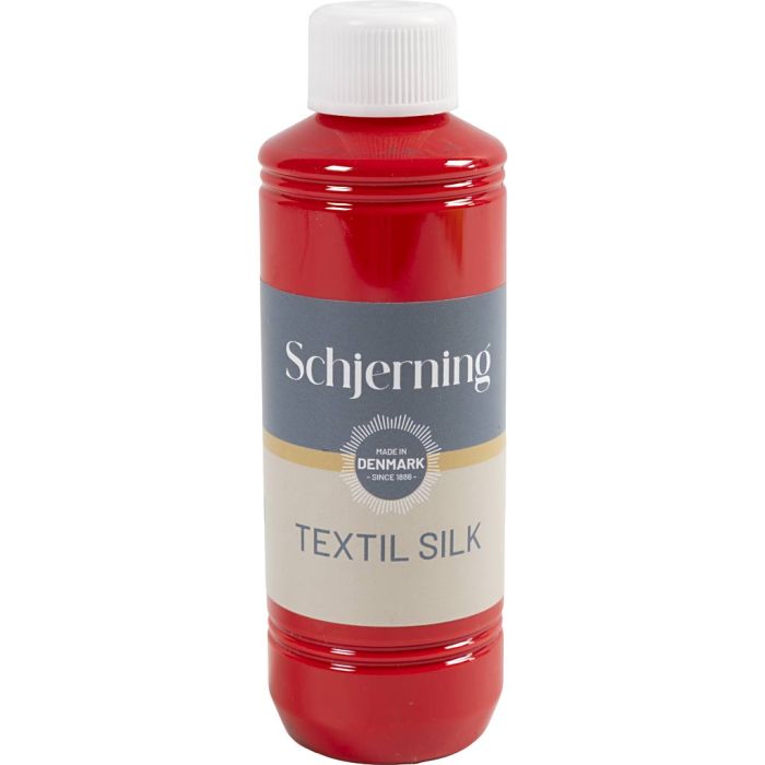 Textil Silk, rojo carmín, 250 ml/ 1 botella