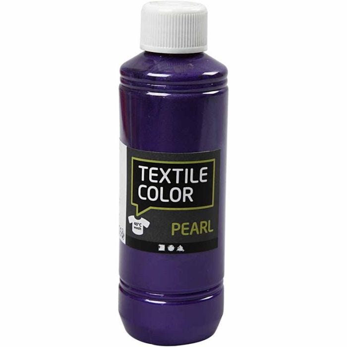 Colorante textil, perlado, violeta, 250 ml/ 1 botella