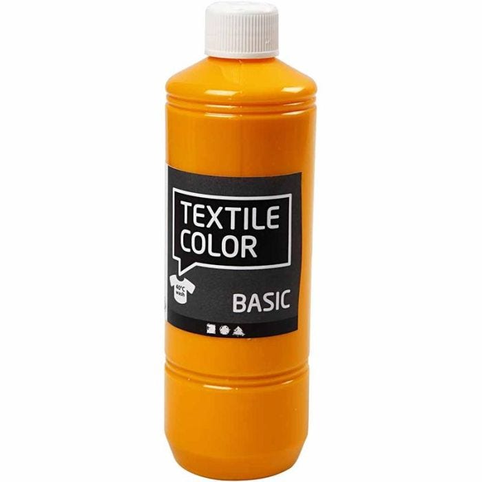 Colorante textil, amarillo, 500 ml/ 1 botella