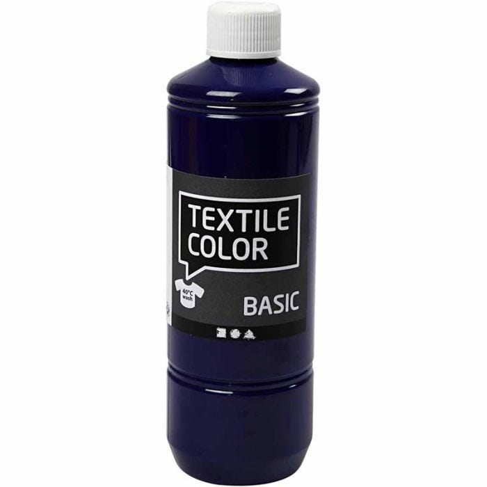 Colorante textil, azul brillante, 500 ml/ 1 botella