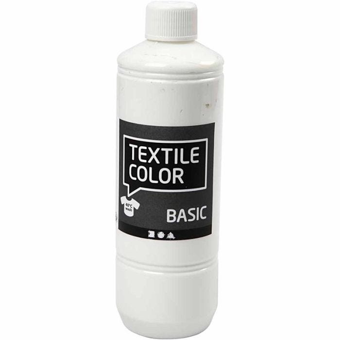 Colorante textil, blanco, 500 ml/ 1 botella