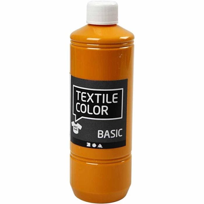 Colorante textil, mostaza, 500 ml/ 1 botella