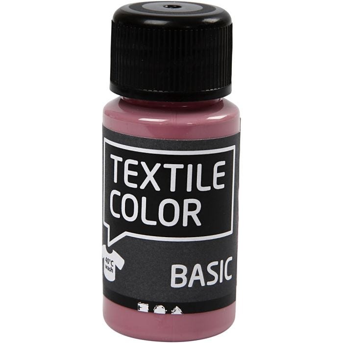 Colorante textil, rosado oscuro, 50 ml/ 1 botella