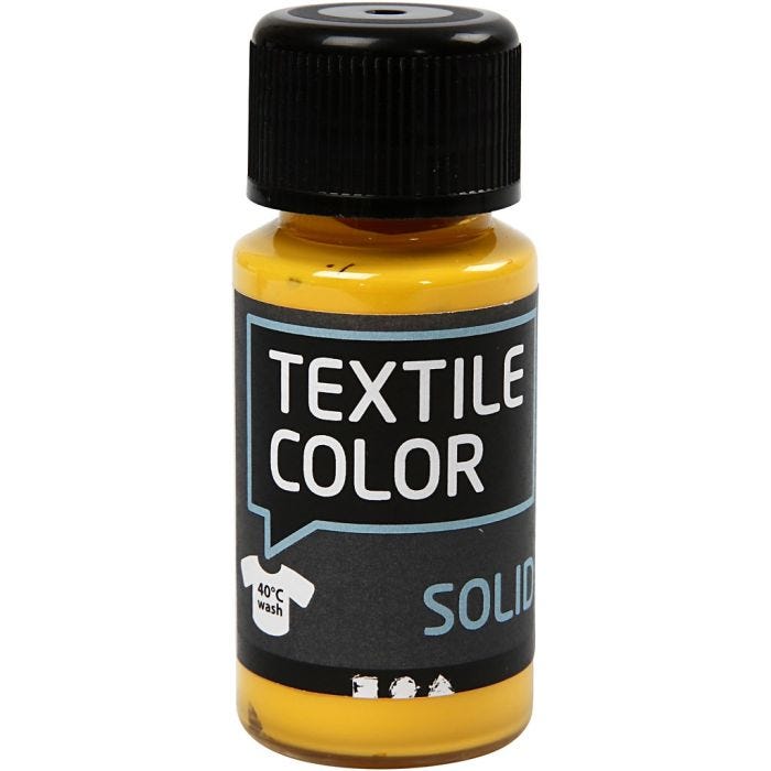 Sólido textil, opaco, amarillo, 50 ml/ 1 botella