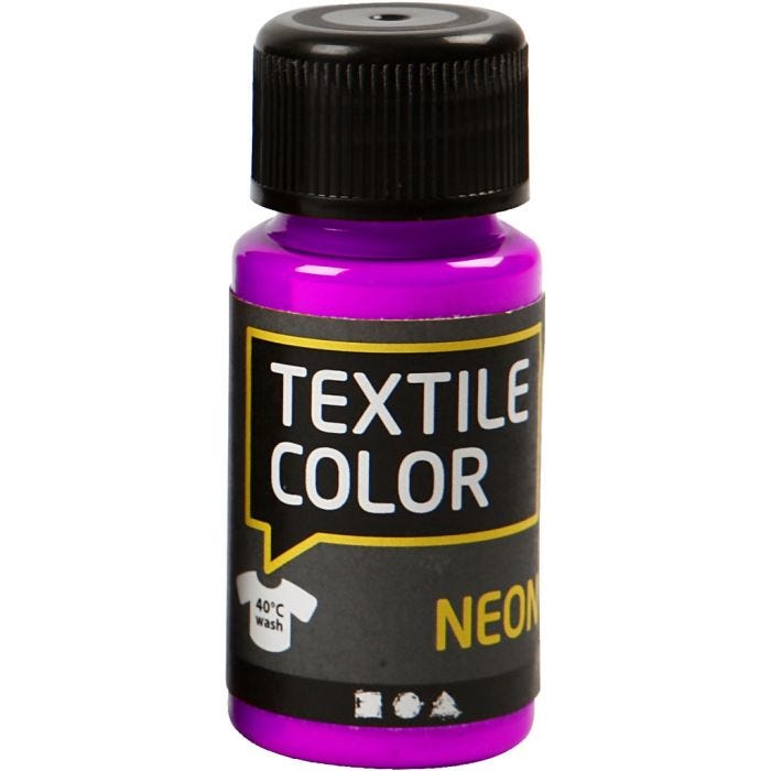 Colorante textil, violeta neón, 50 ml/ 1 botella