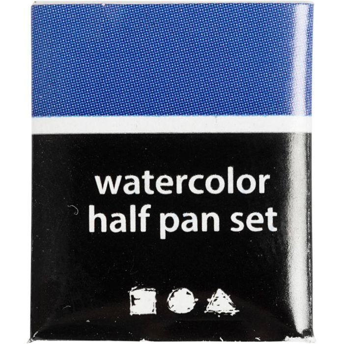 Pinturas Acuarelables Art, ½-pan, medidas 10x15x20 mm, azul oscuro, 1 ud