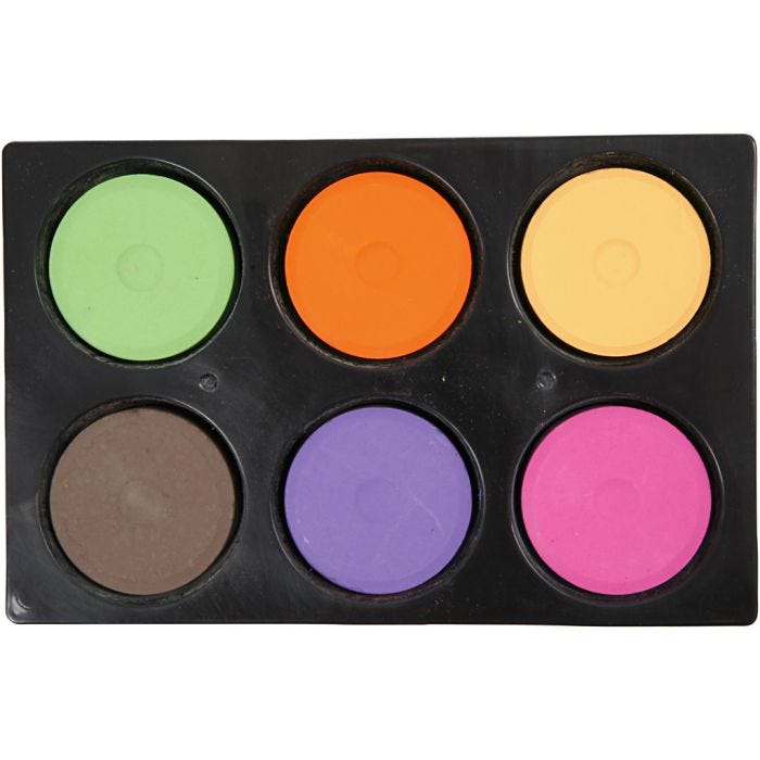 Acuarelas, A: 16 mm, dia 44 mm, colores adicionales, 1 paquete