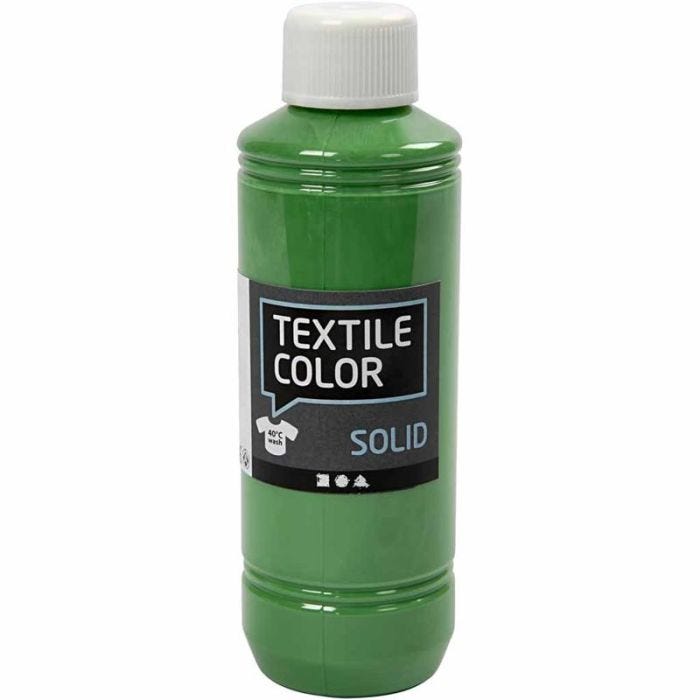 Sólido textil, opaco, verde brillante, 250 ml/ 1 botella