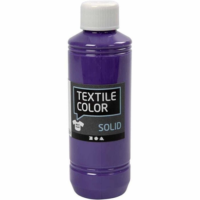 Sólido textil, opaco, morado, 250 ml/ 1 botella