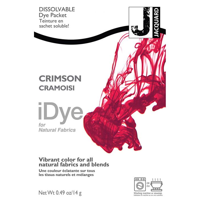 iDye para tejidos naturales, crimson (090), 14 gr/ 1 paquete