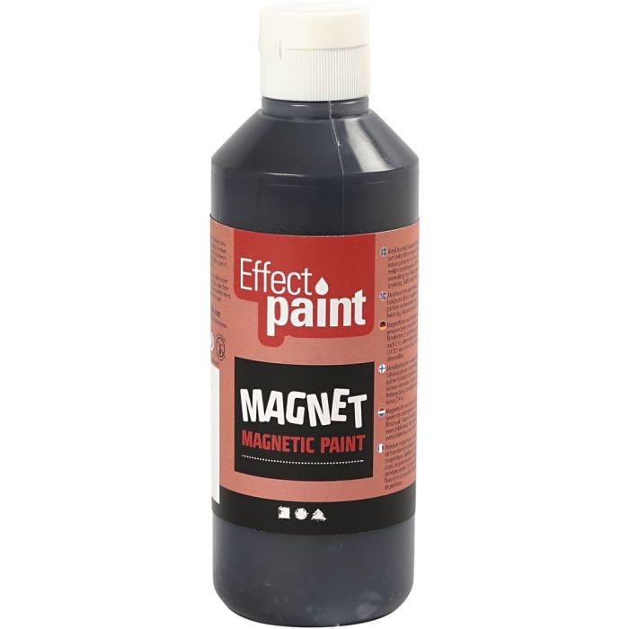 Pintura Magnética, negro, 250 ml/ 1 botella