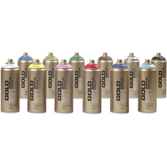 Pintura en srpay, 12x400 ml/ 1 paquete