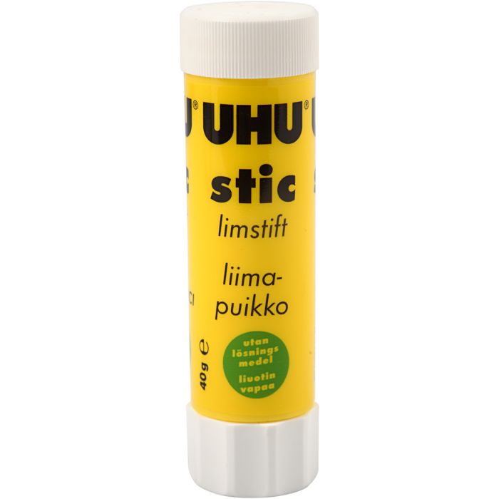 Pegamento en barra UHU, 40 gr, 1 ud