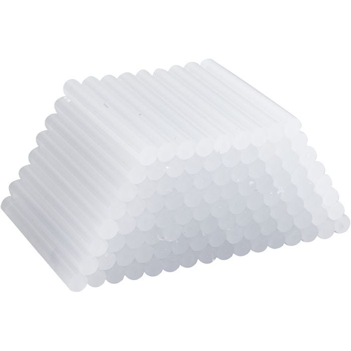 Barras de pegamento Maxi, L. 10 cm, dia 11 mm, 100 ud/ 1 paquete