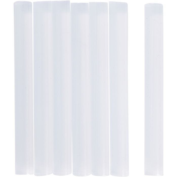 Barras de pegamento Maxi, L. 10 cm, dia 11 mm, 7 ud/ 1 paquete