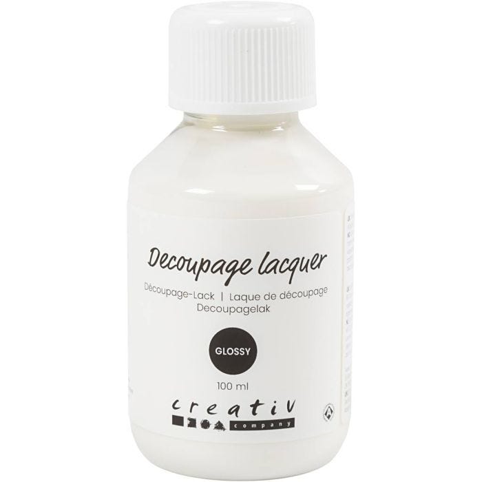 Laca de decoupage, glossy, 100 ml/ 1 botella