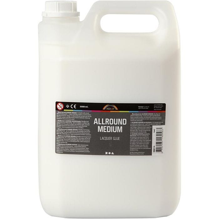 Laca adhesiva media multiusos, 5000 ml/ 1 botella