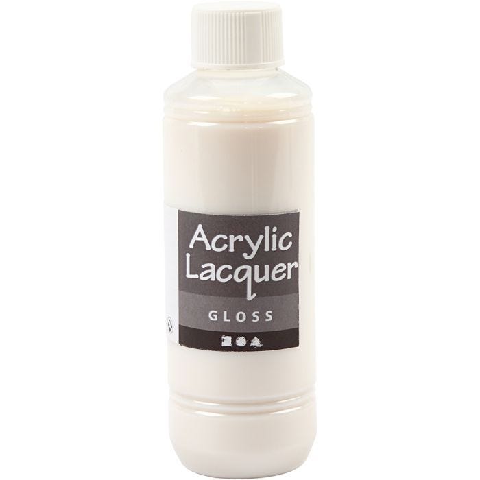 Laca Acrílica, glossy, 250 ml/ 1 botella