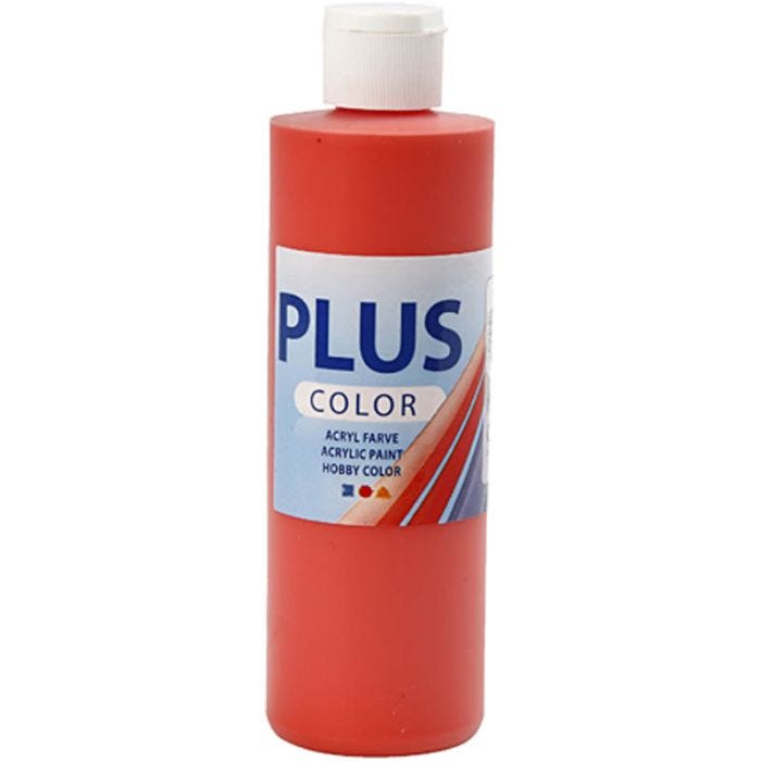 Pintura Craft Plus Color, rojo brillante, 250 ml/ 1 botella