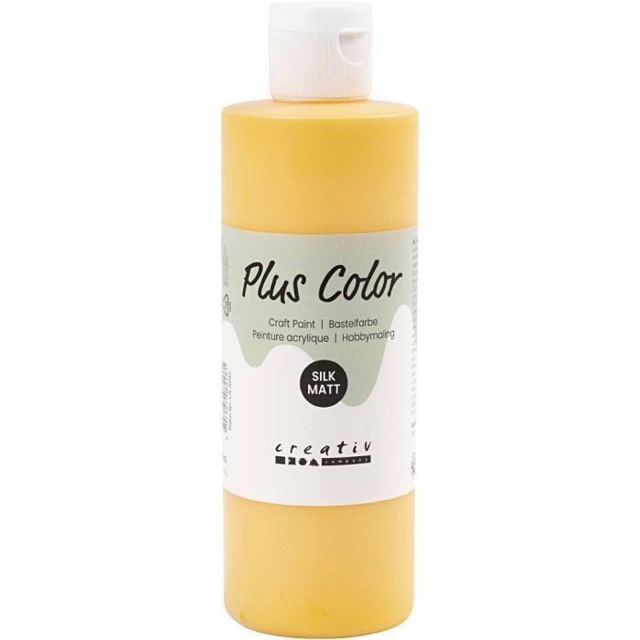 Pintura Craft Plus Color, amarillo Sol, 250 ml/ 1 botella