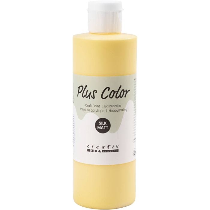 Pintura Craft Plus Color, amarillo azafrán, 250ml/ 1 botella