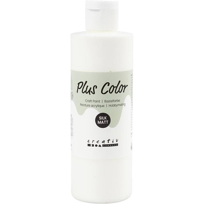 Pintura Craft Plus Color, blanquecino, 250 ml/ 1 botella