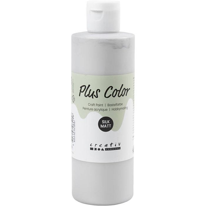 Pintura Craft Plus Color, plata, 250 ml/ 1 botella