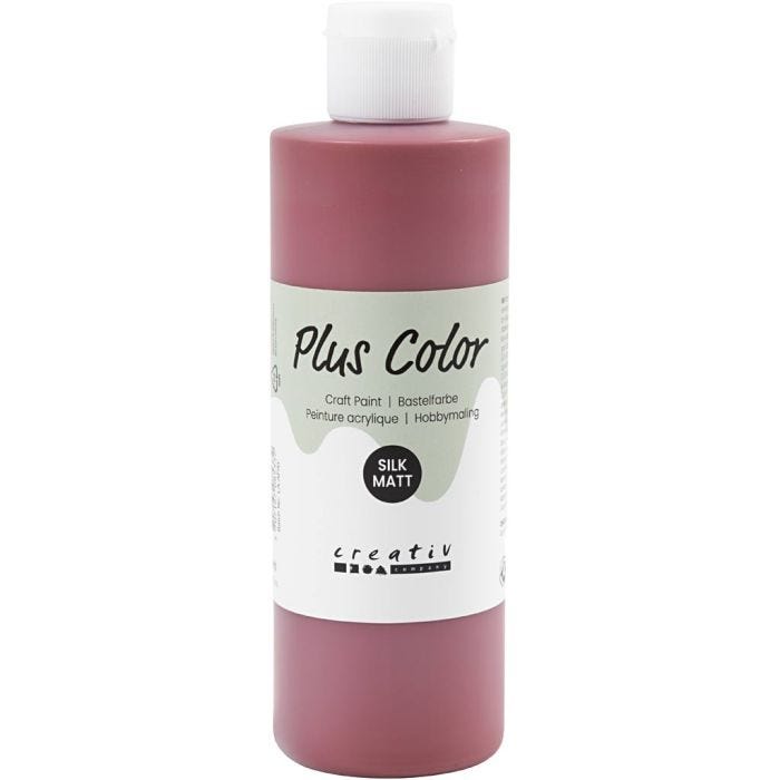 Pintura Craft Plus Color, rojo antiguo, 250 ml/ 1 botella