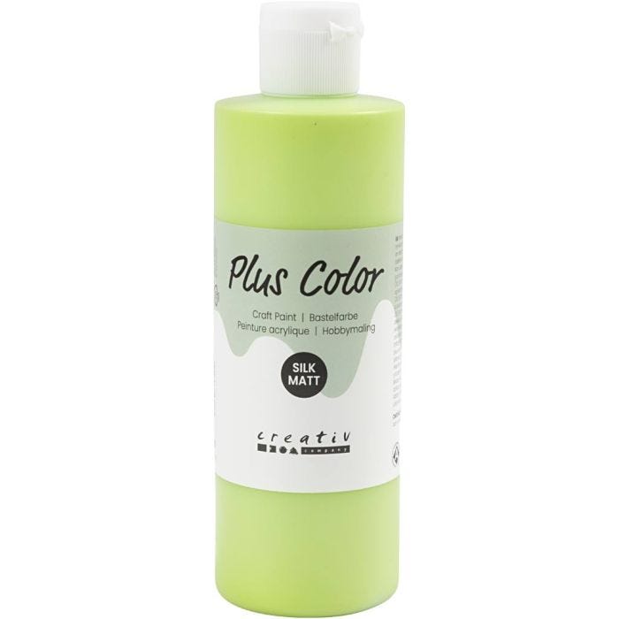 Pintura Craft Plus Color, verde lima, 250ml/ 1 botella