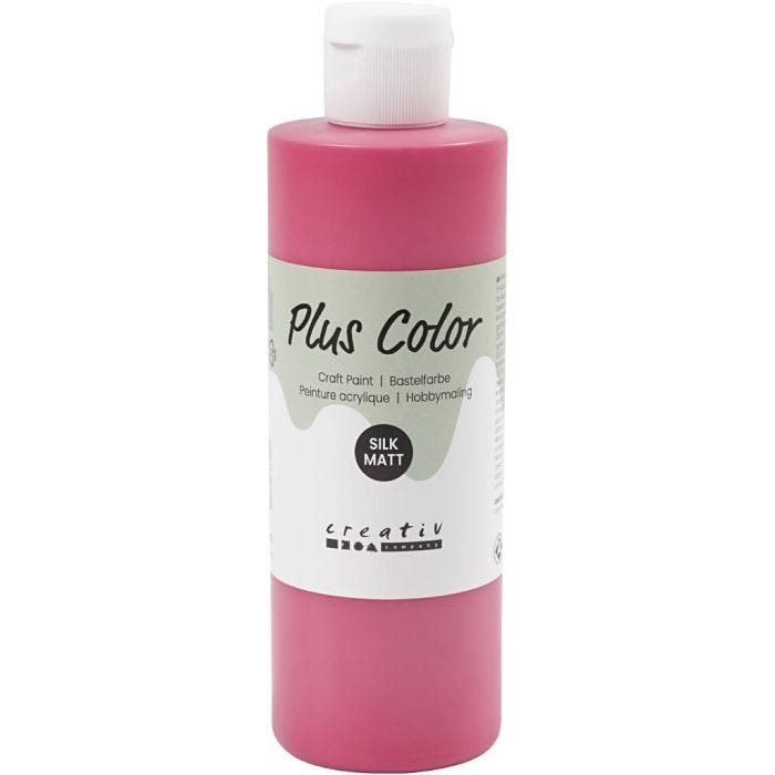Pintura Craft Plus Color, rojo primario, 250 ml/ 1 botella