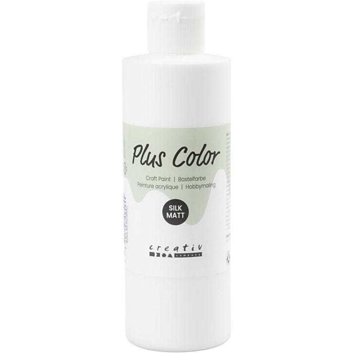 Pintura Craft Plus Color, blanco, 250 ml/ 1 botella