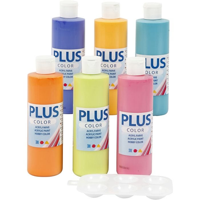 Pintura Craft Plus Color, 6x250 ml/ 1 paquete