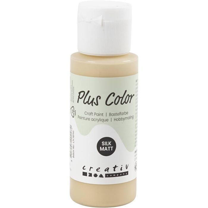 Pintura Craft Plus Color, beige marfil, 60ml/ 1 botella
