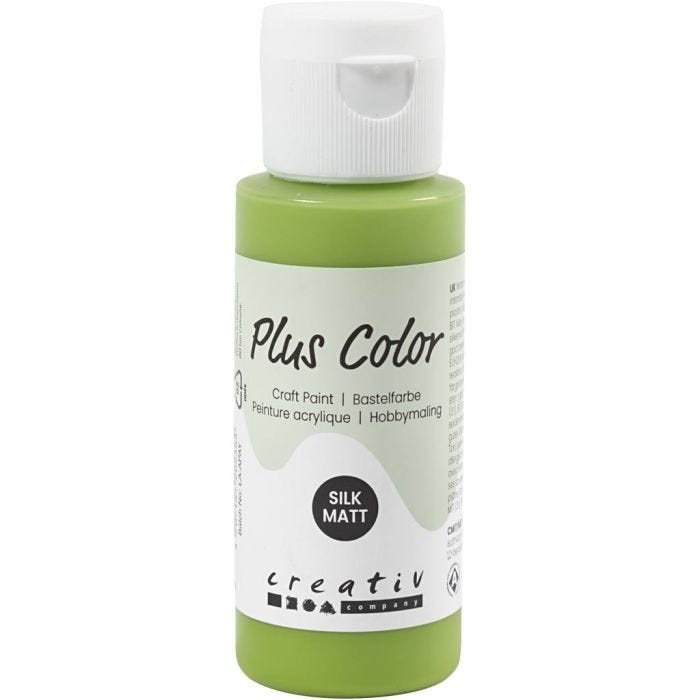 Pintura Craft Plus Color, verde hoja, 60ml/ 1 botella