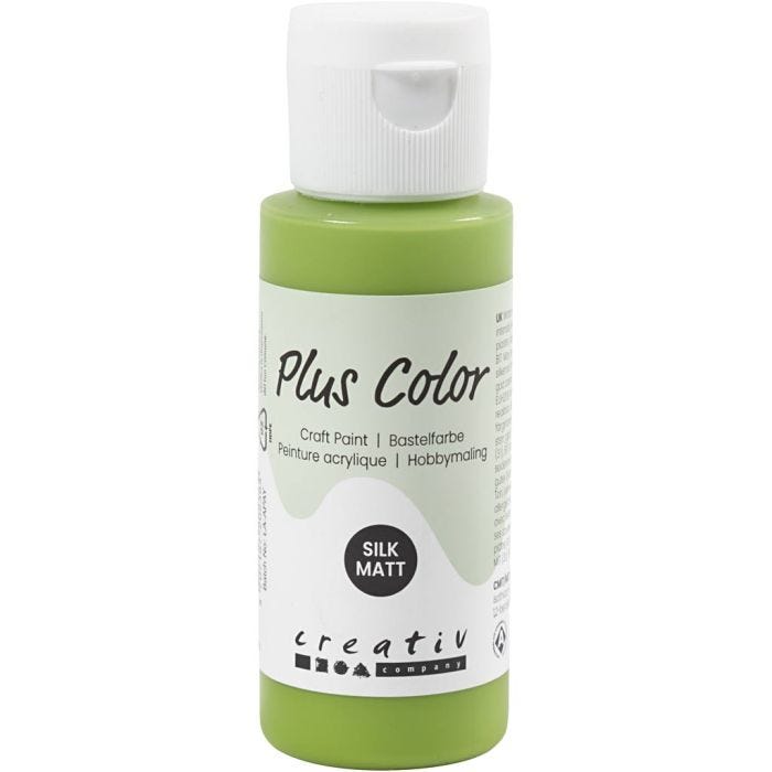 Pintura Craft Plus Color, verde hoja, 60 ml/ 1 botella