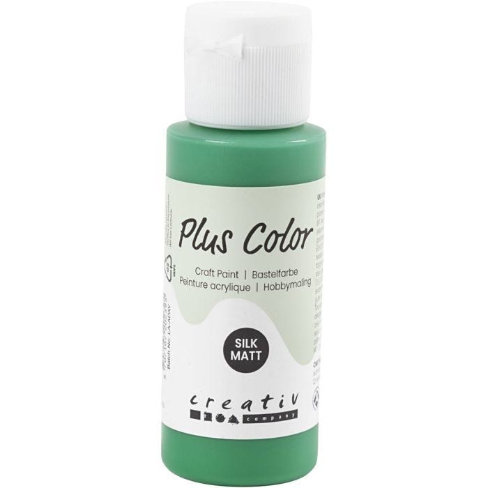 Pintura Craft Plus Color, verde brillante, 60 ml/ 1 botella