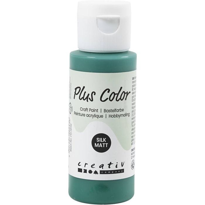 Pintura Craft Plus Color, verde oscuro, 60 ml/ 1 botella