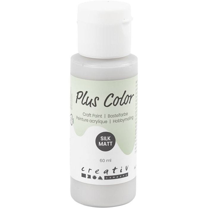 Pintura Craft Plus Color, plata, 60 ml/ 1 botella