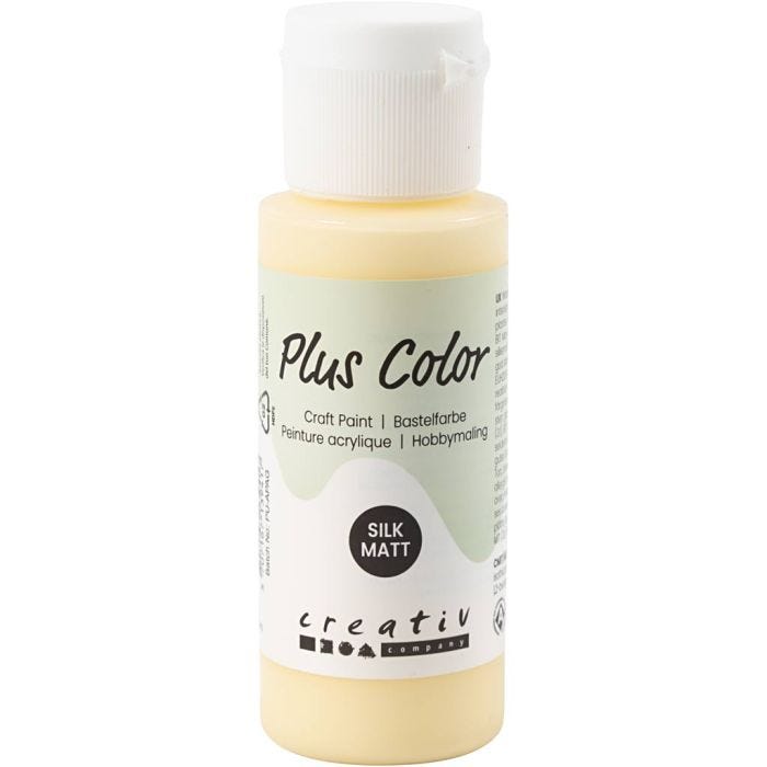 Pintura Craft Plus Color, amarillo claro, 60ml/ 1 botella