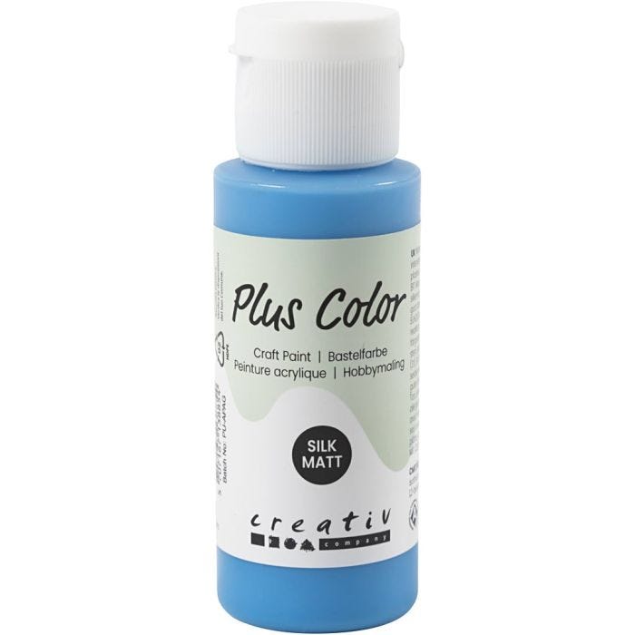 Pintura Craft Plus Color, azul primario, 60 ml/ 1 botella