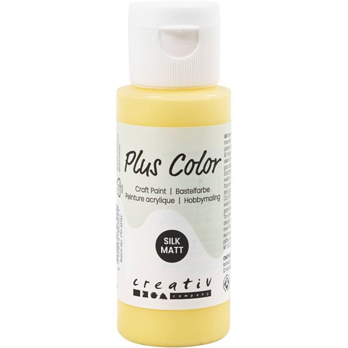 Pintura Craft Plus Color, primrose yellow, 60 ml/ 1 botella