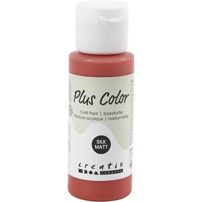 Pintura Craft Plus Color, rojo navideño, 60 ml/ 1 botella