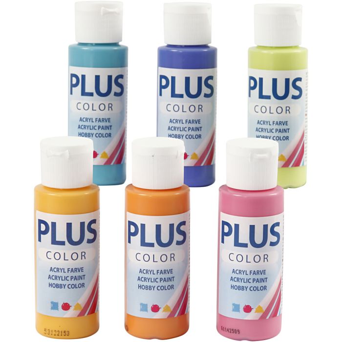 Pintura Craft Plus Color, conjunto de colores, 6x60 ml/ 1 paquete