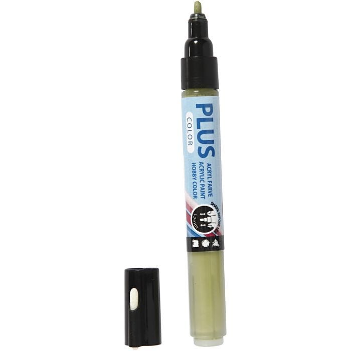 Surtido rotuladores Plus Color , L. 14,5 cm, trazo ancho 1-2 mm, eucalipto, 5,5 ml, 1 ud