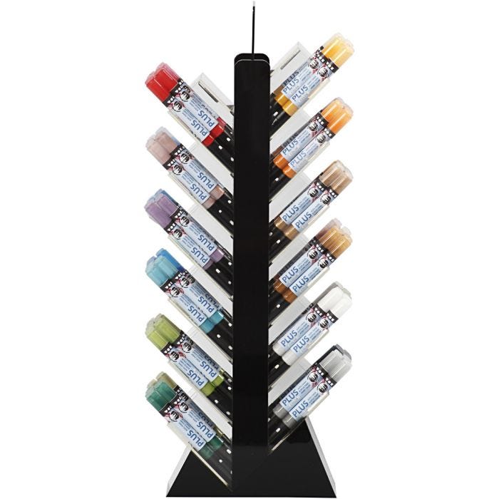 Surtido rotuladores Plus Color , L. 14,5 cm, trazo ancho 1-2 mm, surtido de colores, 5,5 ml, 18 ud/ 1 paquete
