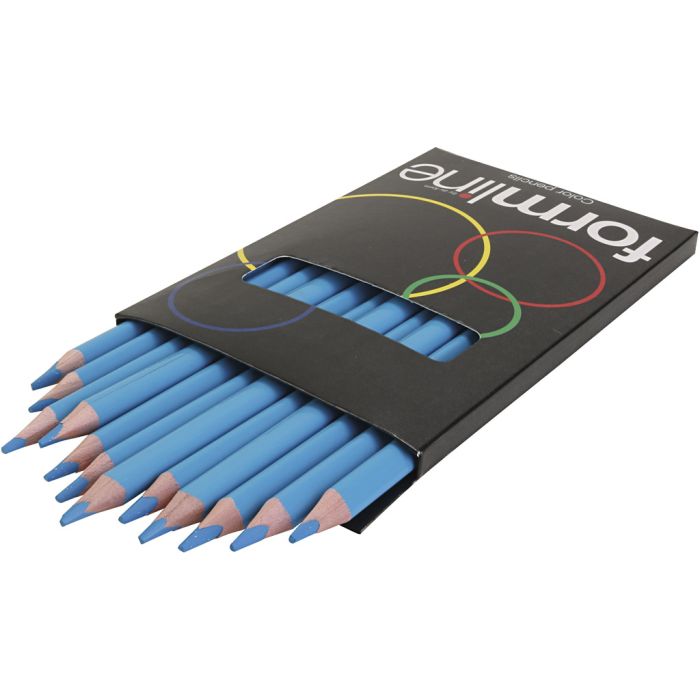 mina 5 mm, trazo ancho 5 mm, azul claro, 12 ud/ 1 paquete